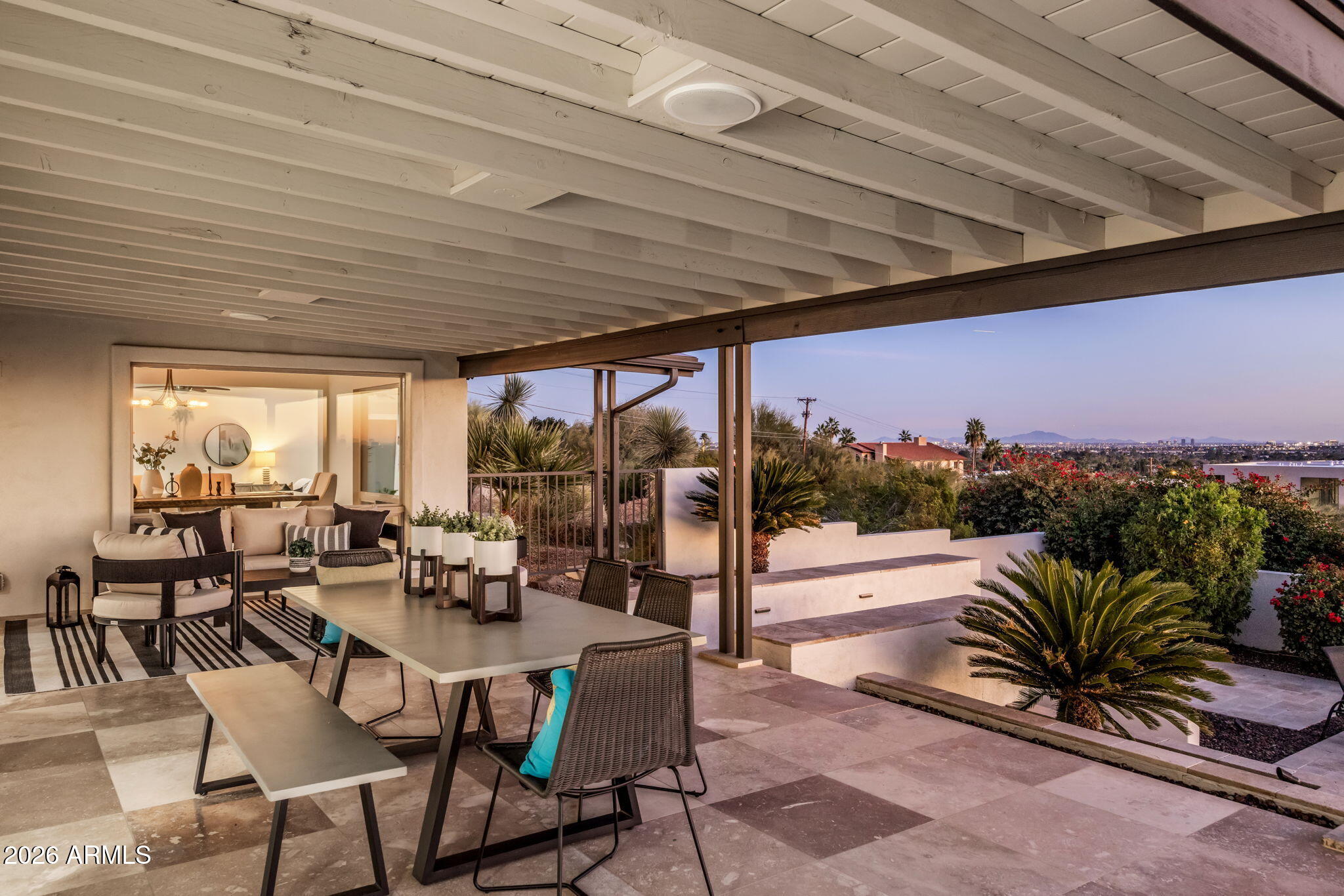 5518 East Rockridge Road Phoenix, AZ 85018 - Photo 64 of 73 Covered Patio Looking South