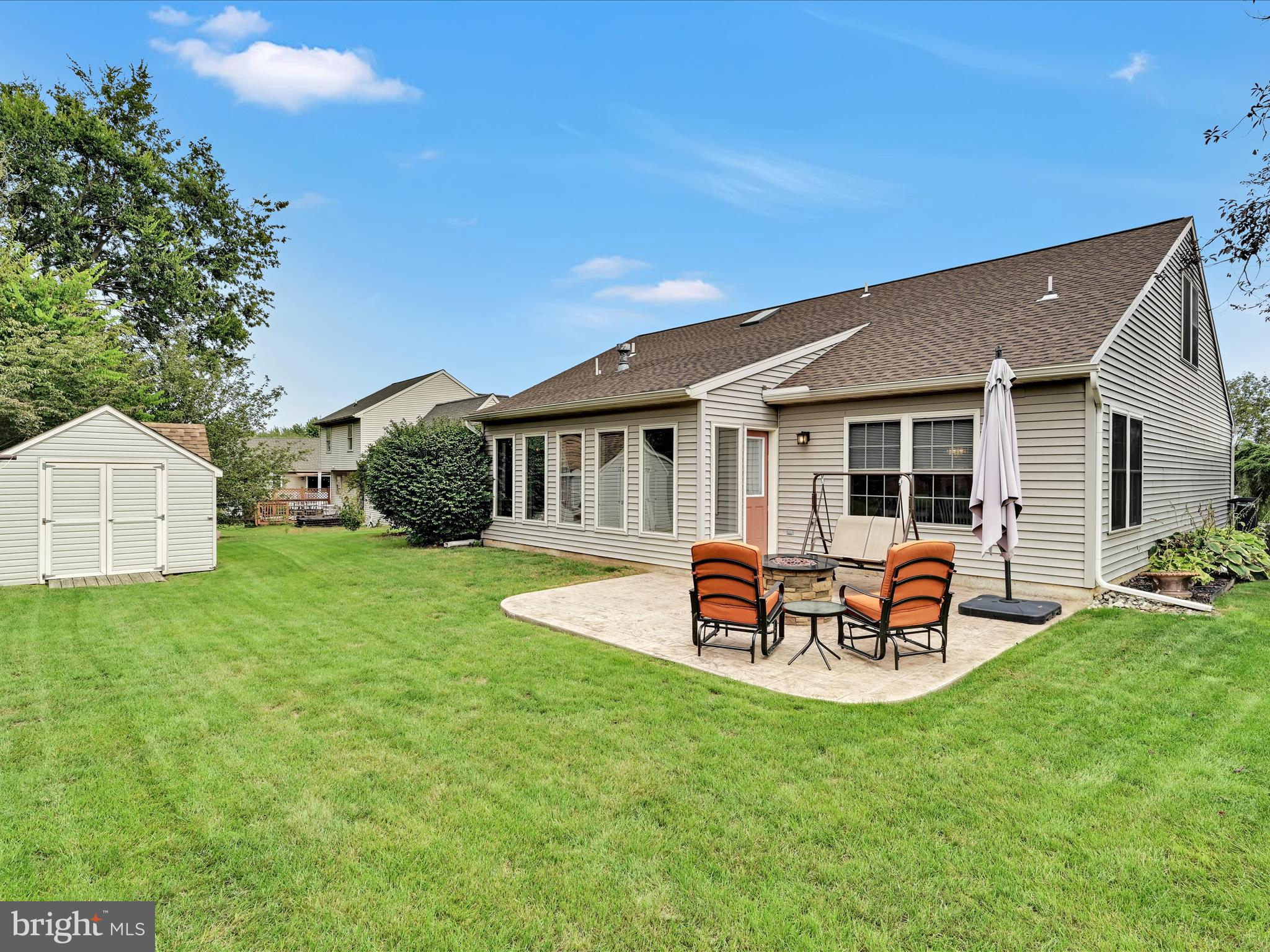 21 Silver Creek Road Lititz, PA 17543 - Photo 36 of 37 a front view of house with yard and outdoor seating