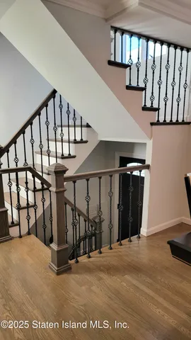 a kitchen with a cabinets and white appliances