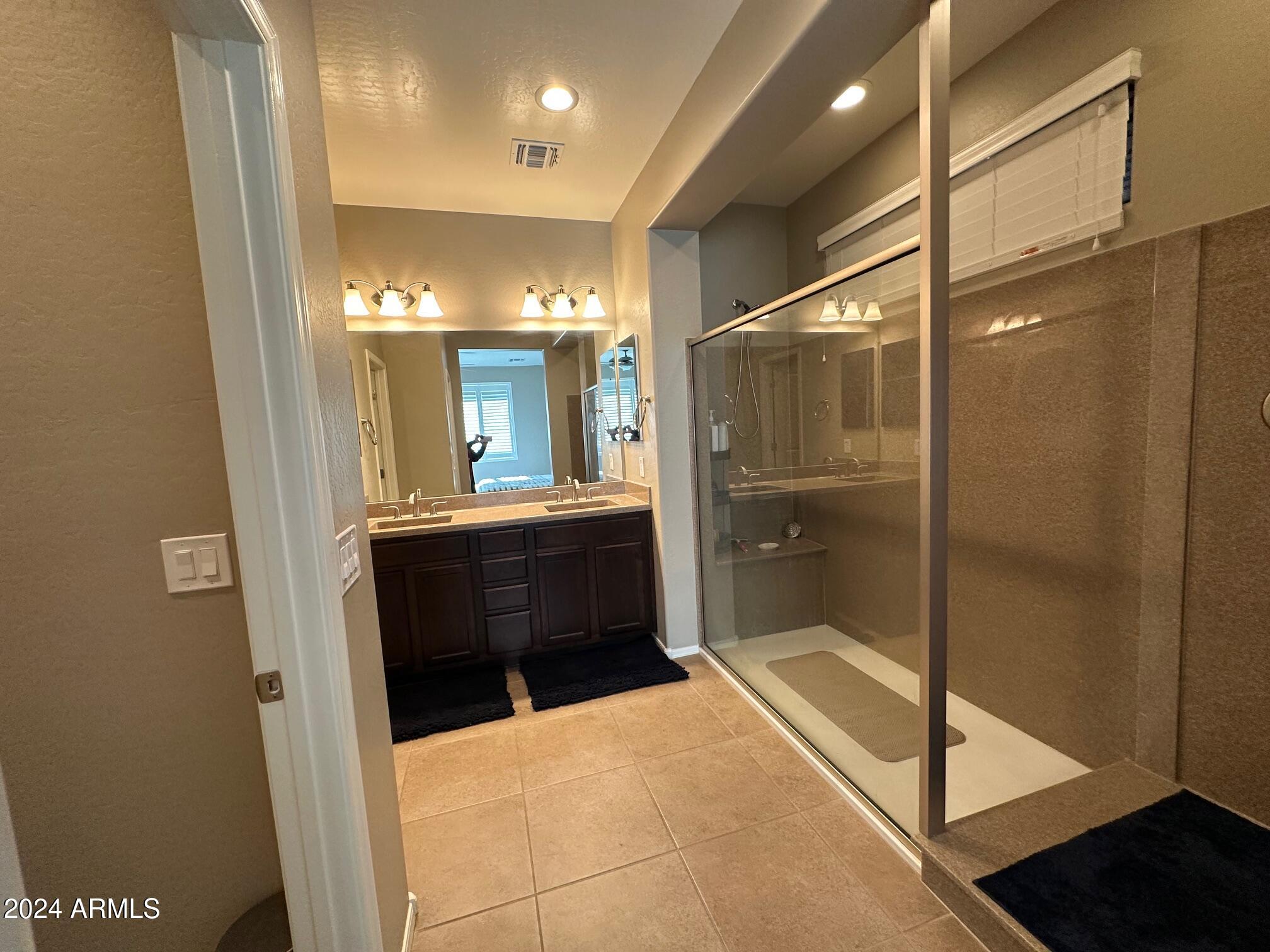 22469 East Camina Plata Queen Creek, AZ 85142 - Photo 22 of 38 a bathroom with a sink and a mirror