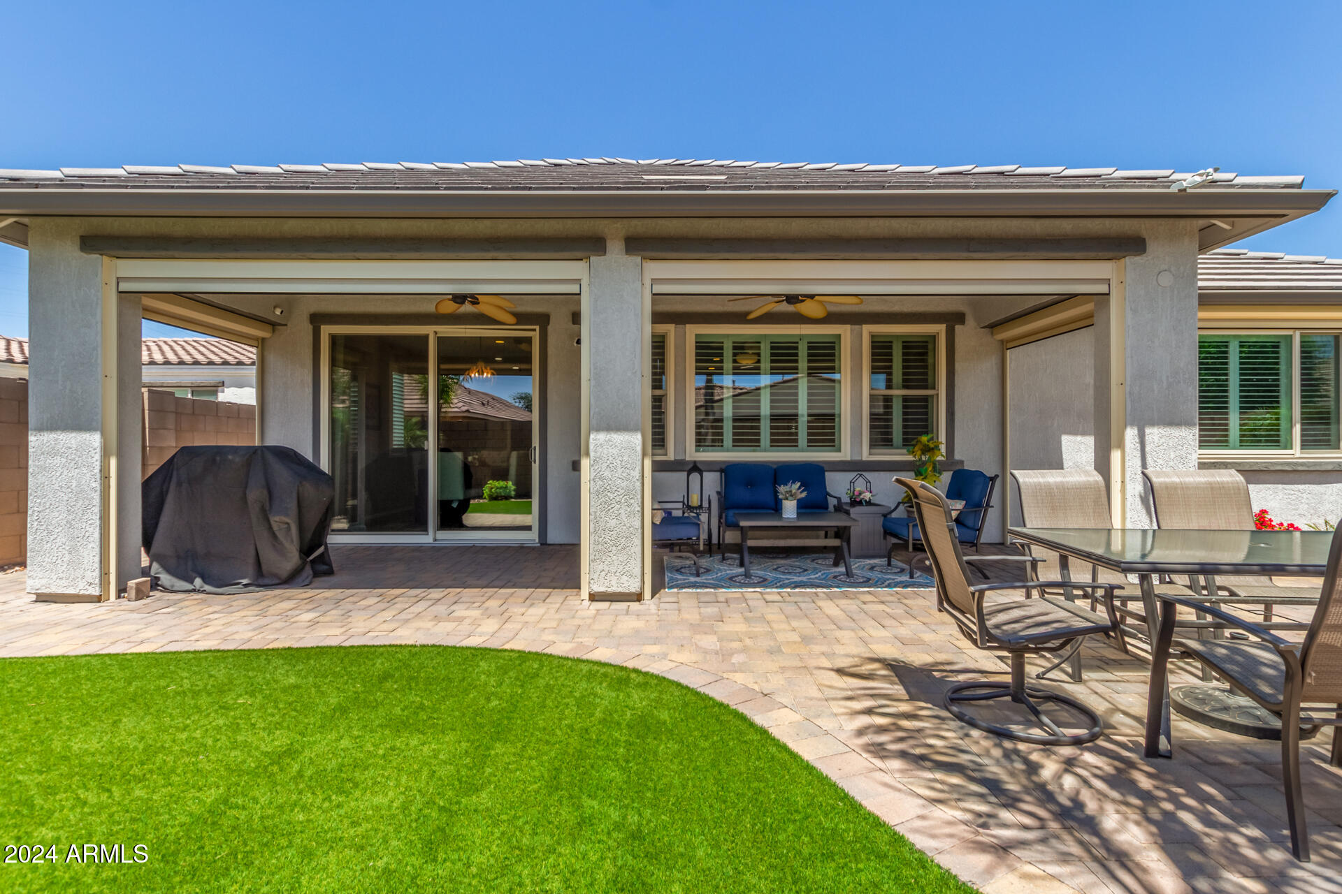22469 East Camina Plata Queen Creek, AZ 85142 - Photo 36 of 38 a view of house with outdoor seating space
