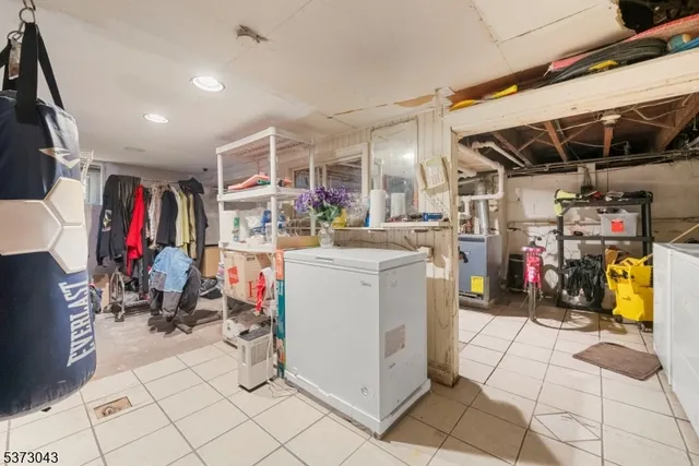 a view of a storage room