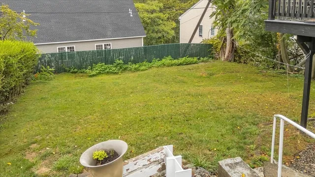 a view of an outdoor space and a lake view