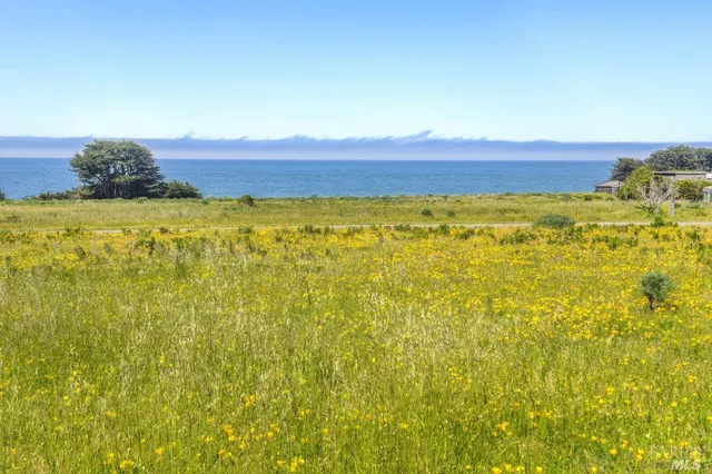 a view of an outdoor space and a mountain view