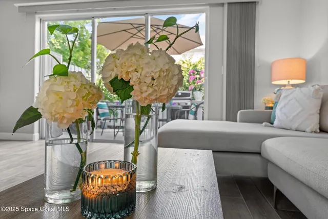 a living room filled with furniture