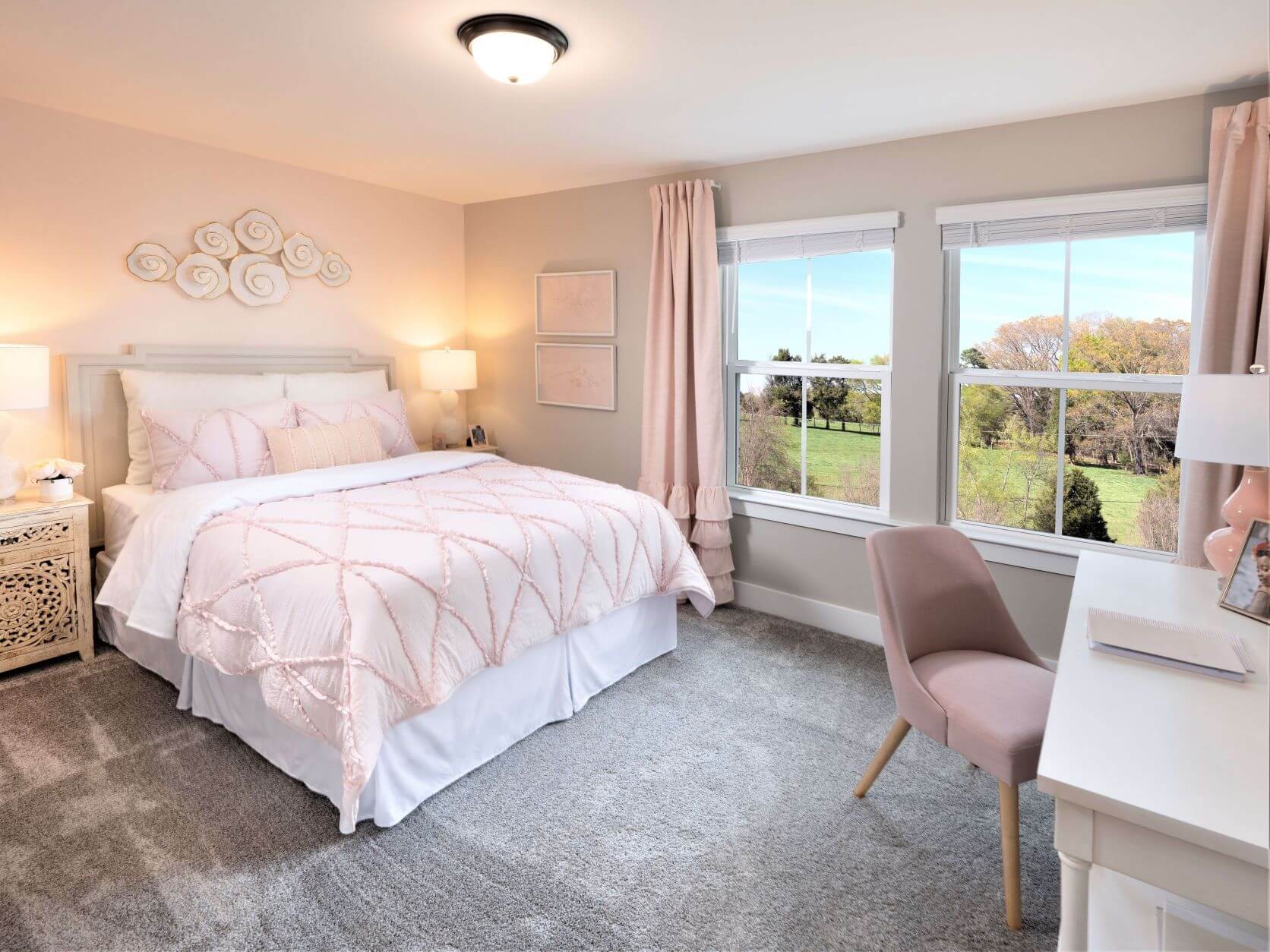 707 Castle Road Mount Juliet, TN 37122 - Photo 12 of 18 a bedroom with a bed and a couch