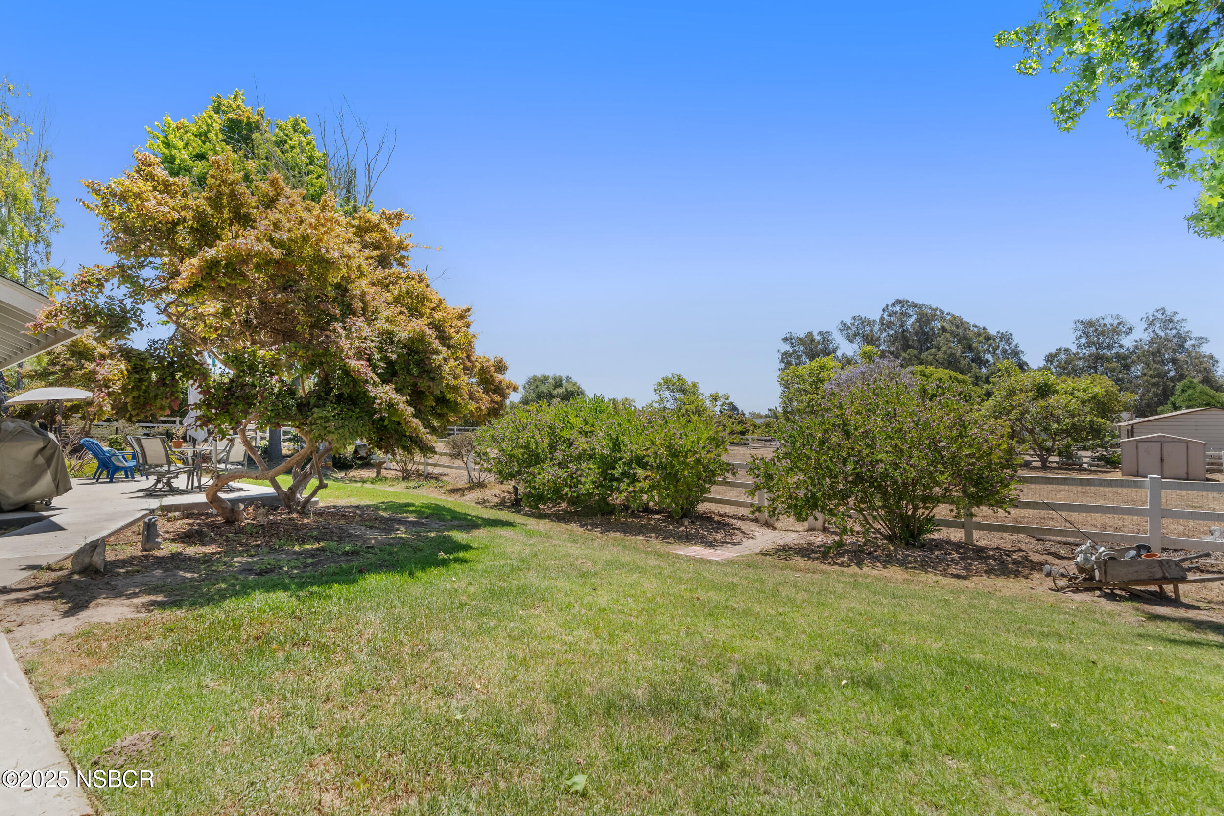181 Eucalyptus Road Nipomo, CA 93444 - Photo 28 of 36 a view of a yard with a tree