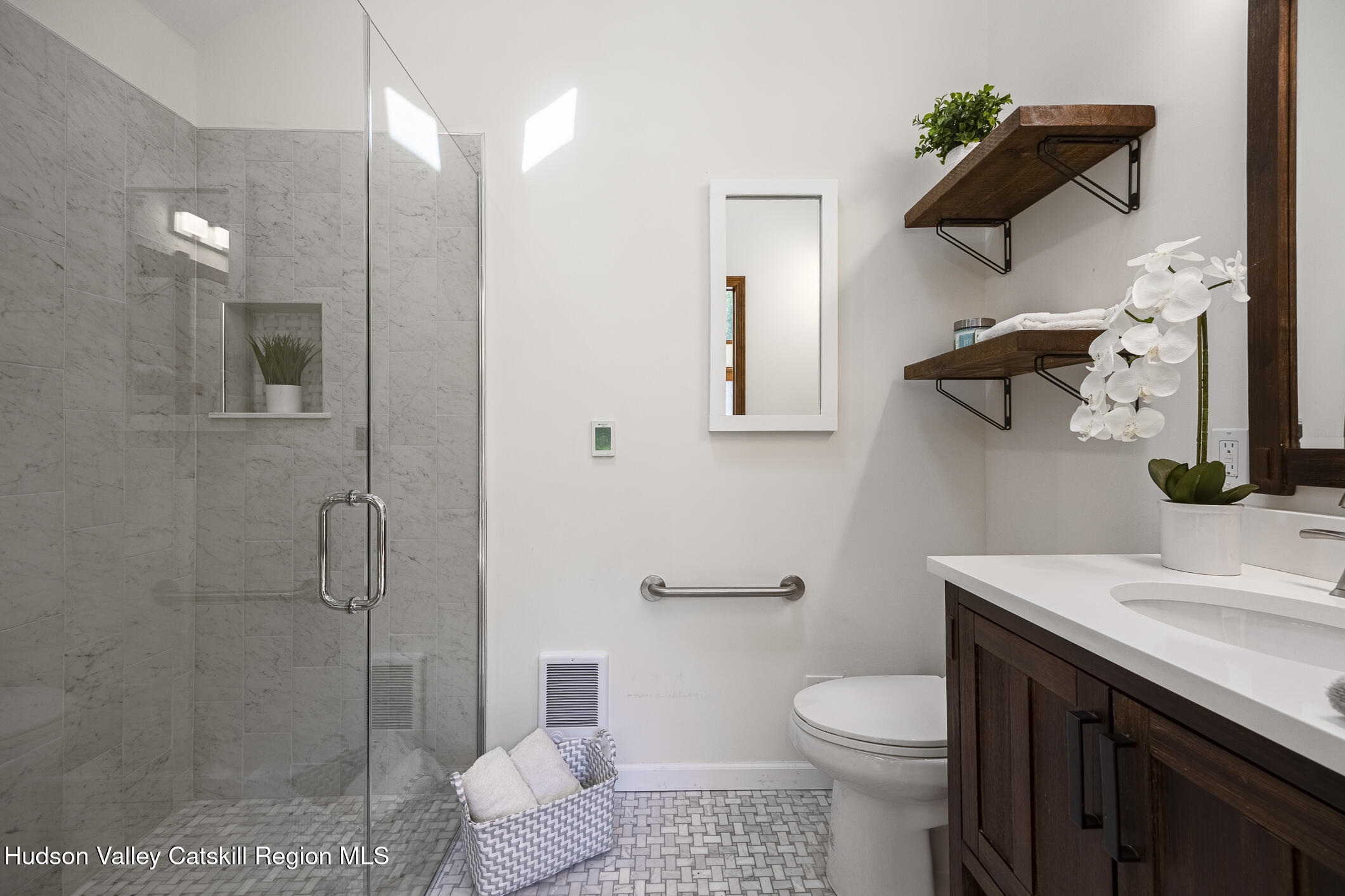 128 Newcut Road Woodstock, NY 12498 - Photo 19 of 51 a bathroom with a sink toilet and shower