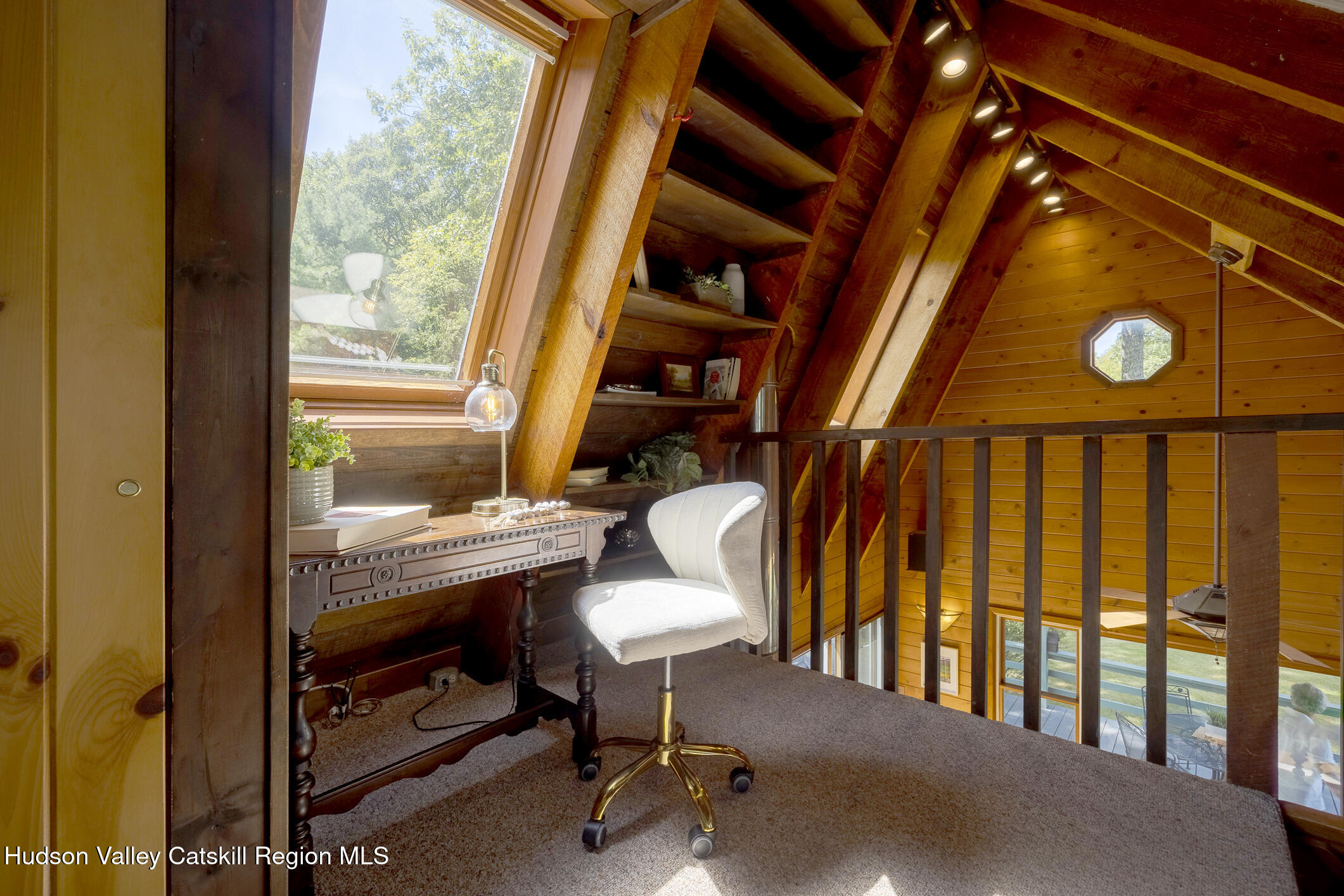128 Newcut Road Woodstock, NY 12498 - Photo 25 of 51 a balcony with table and chairs