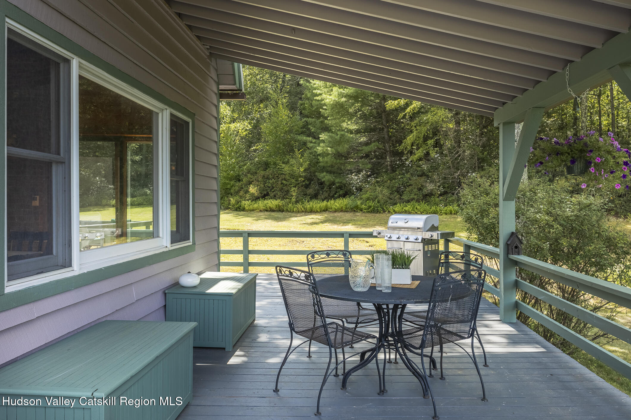 128 Newcut Road Woodstock, NY 12498 - Photo 29 of 51 a view of a dining room with furniture and window