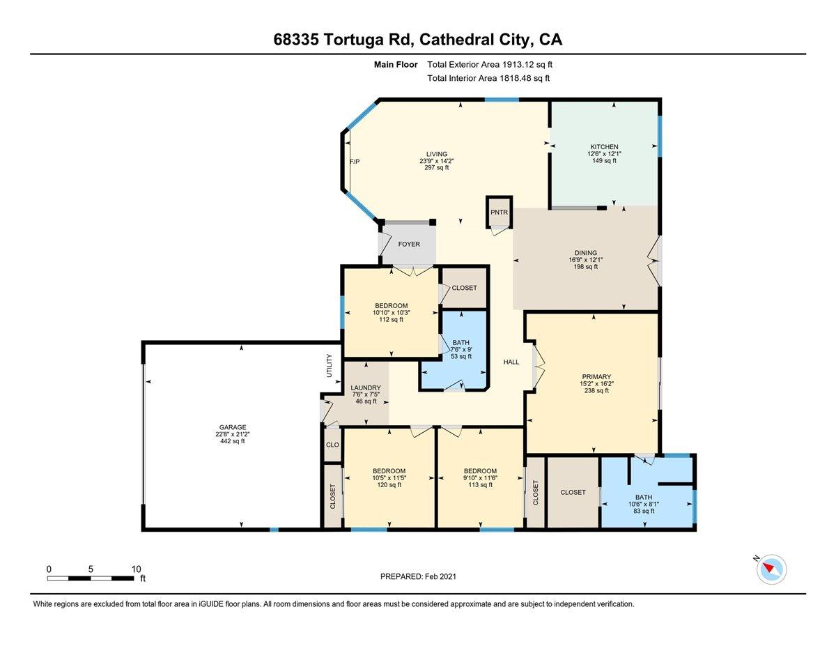 68335 Tortuga Road Cathedral City, CA 92234 - Photo 31 of 31 01-Floorplan - Copy - Copy