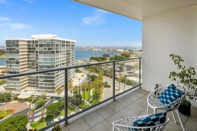 a view of balcony with outdoor seating