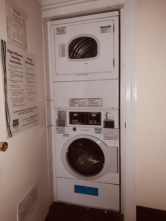 1574 Tremont Street, Unit 2 Boston, MA 02120 - Photo 7 of 9 a utility room with dryer and washer