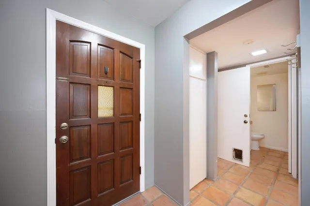 a view of a walk in closet