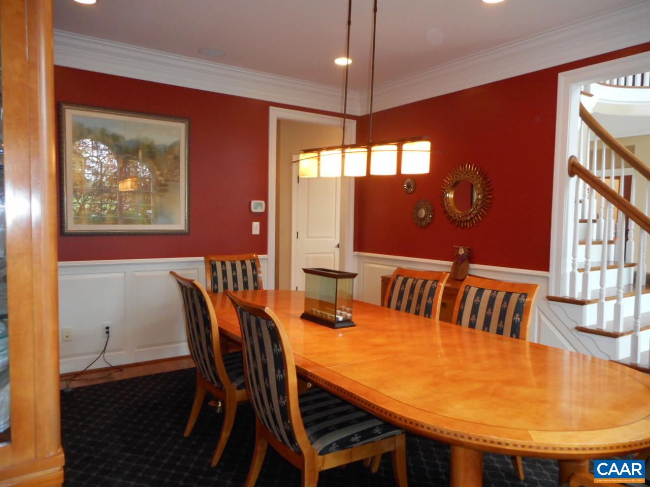 520 Rocks Farm Drive Charlottesville, VA 22903 - Photo 16 of 50 a view of a dining room with furniture window and wooden floor