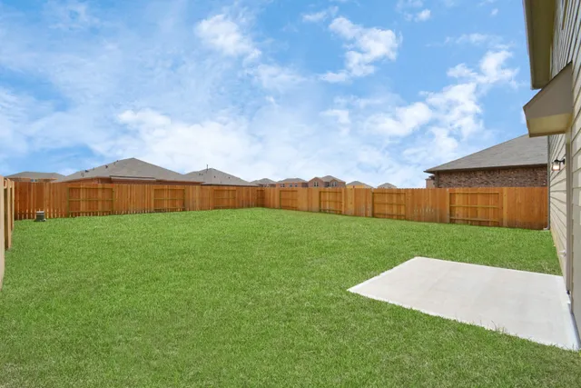a view of an outdoor space and a yard