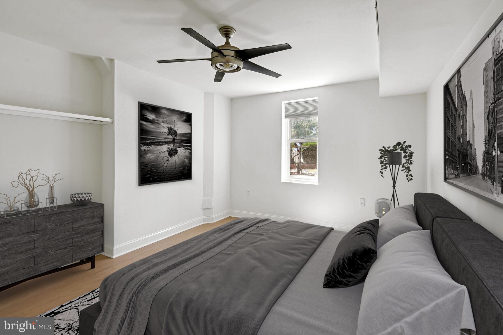 817 T Street Northwest, Unit B Washington, DC 20001 - Photo 5 of 17 Bedroom with Plenty of Space