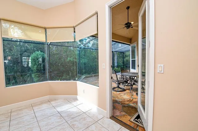 a bathroom with a tub and shower
