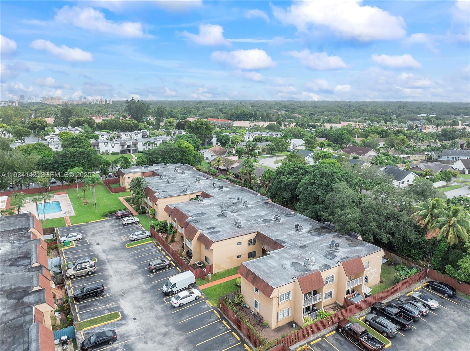 9974 Southwest 88th Street, Unit 1028 Miami, FL 33176 - Photo 23 of 24 an aerial view of a city with lots of residential buildings