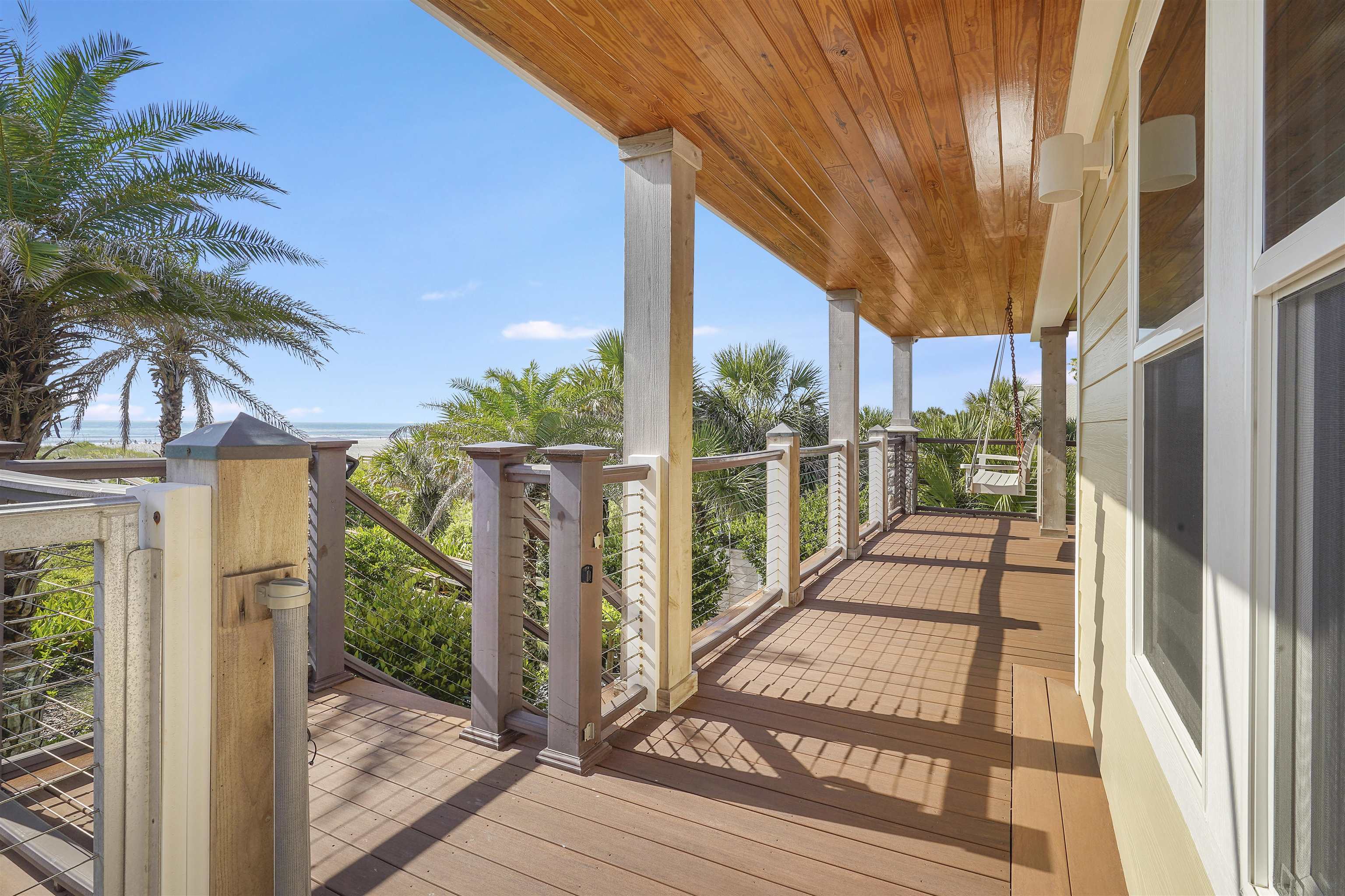 1 2nd Lane St. Augustine Beach, FL 32080 - Photo 29 of 81 a view of a house with a porch