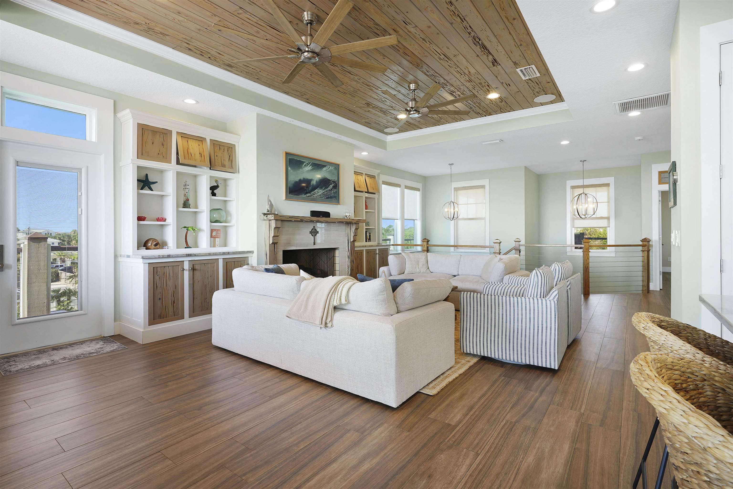 1 2nd Lane St. Augustine Beach, FL 32080 - Photo 43 of 81 a living room with furniture and a wooden floor
