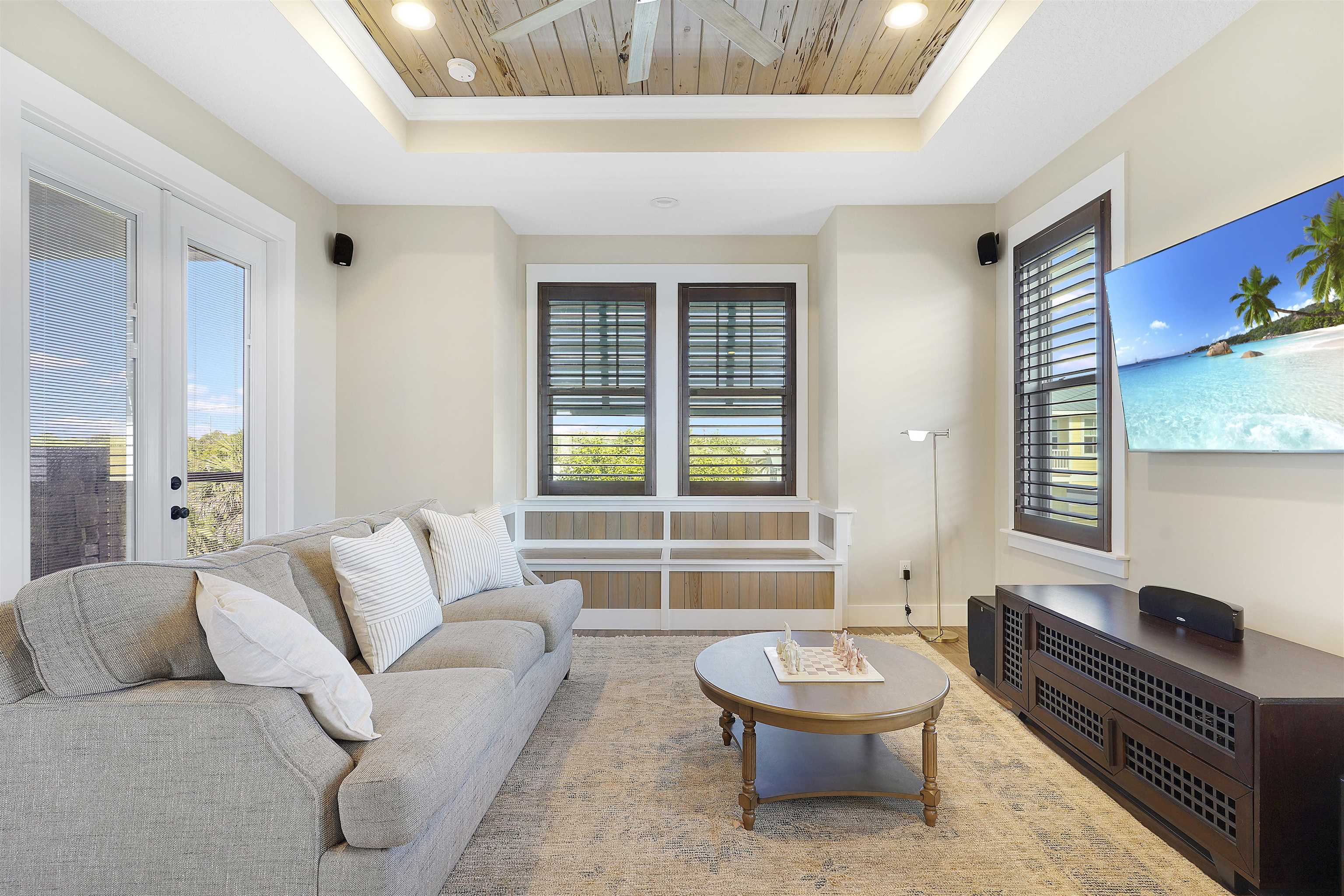 1 2nd Lane St. Augustine Beach, FL 32080 - Photo 45 of 81 a living room with furniture and a large window