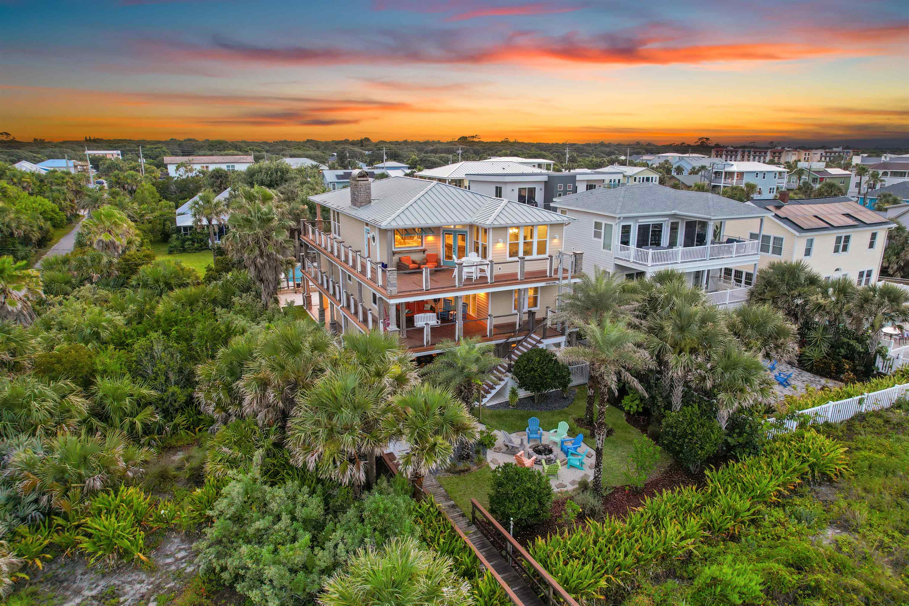1 2nd Lane St. Augustine Beach, FL 32080 - Photo 74 of 81 a view of a city with tall buildings