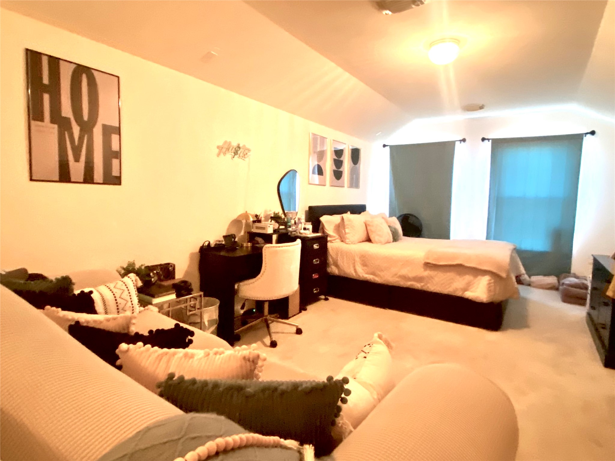 1718 Redwing Ridge Drive Houston, TX 77009 - Photo 22 of 32 a bedroom with a bed and wooden floor