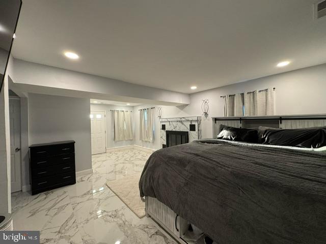 49 Delaware Drive Penns Grove, NJ 08069 - Photo 19 of 26 a large bedroom with a bed and a television