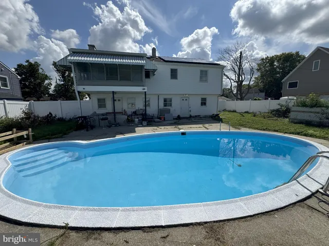 a view of a lake with a big yard