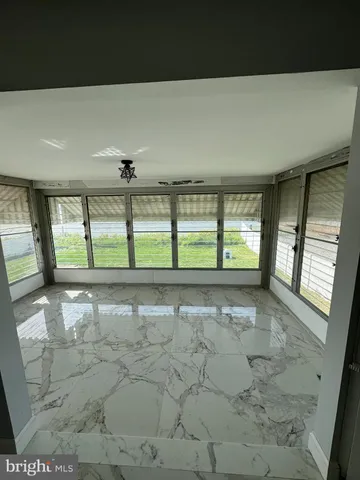 a room with gym equipment