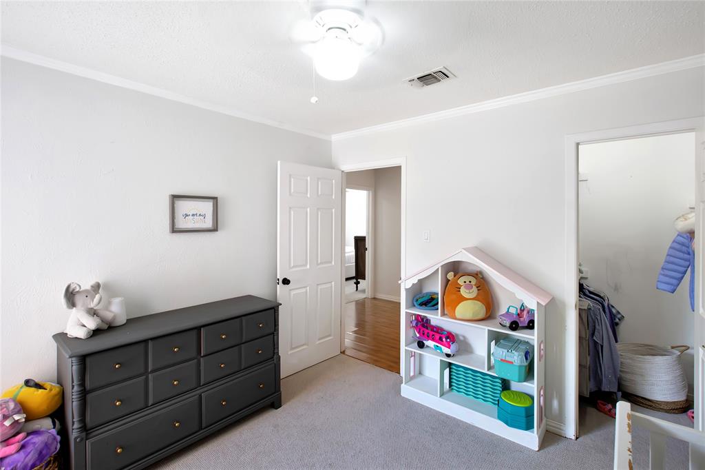 853 Royal Terrace Hurst, TX 76053 - Photo 17 of 34 View#2 Across Bedroom#3 Into Hall