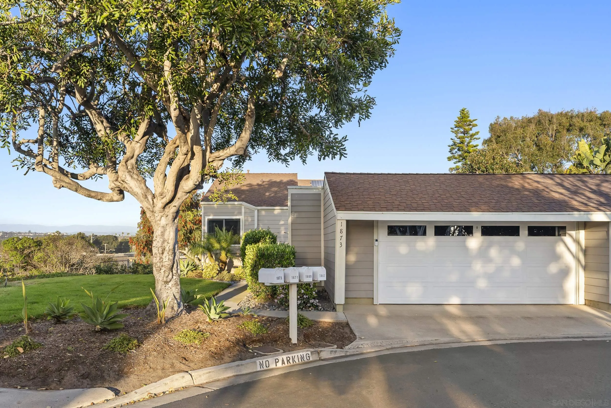 1873 Haymarket Road Encinitas, CA 92024 - Photo 15 of 16 an aerial view of a house with a yard
