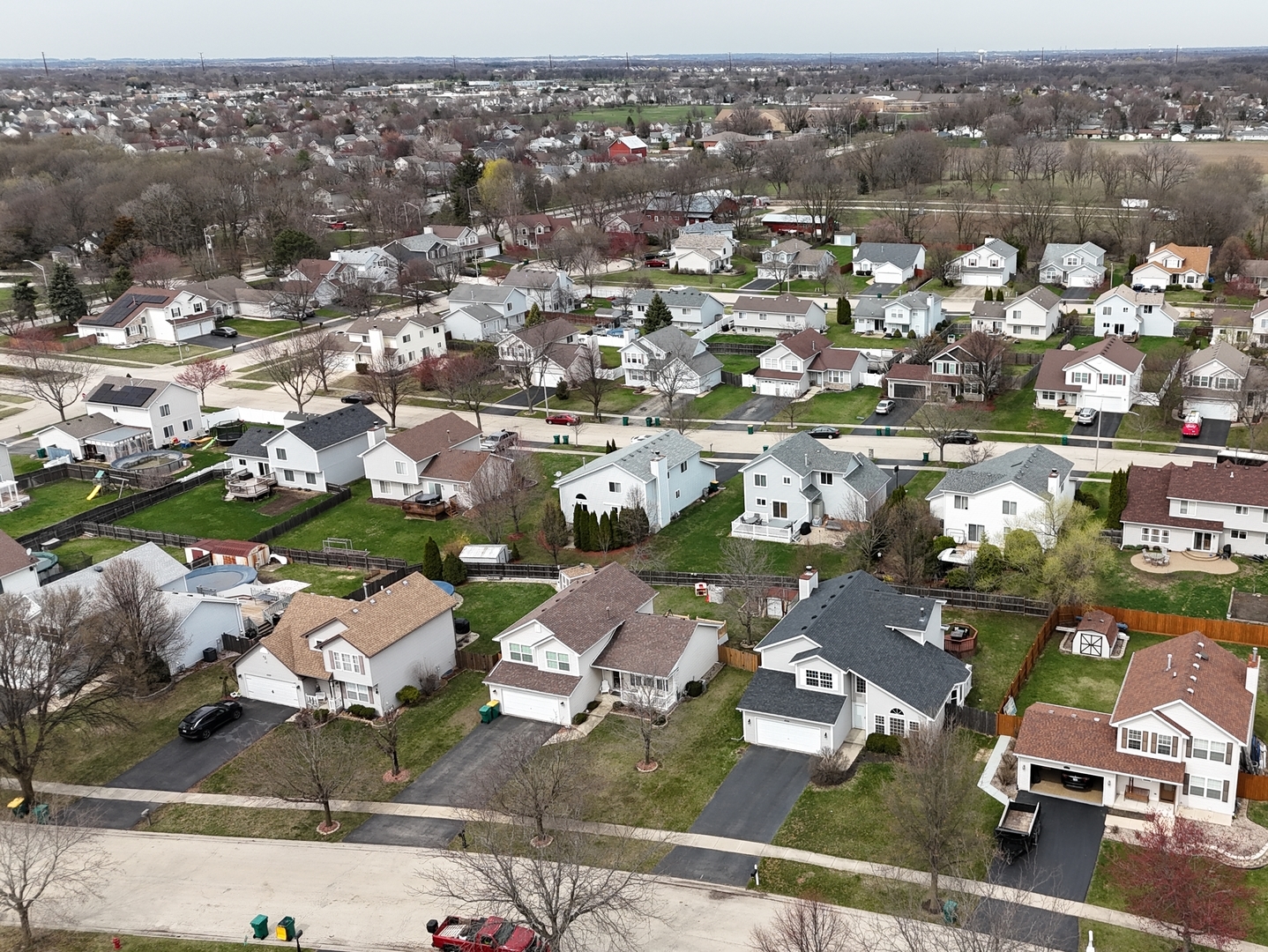 4301 Anthony Lane Plainfield, IL 60586 - Photo 26 of 31 an aerial view of a city