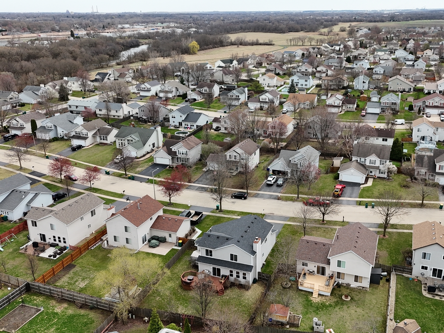 4301 Anthony Lane Plainfield, IL 60586 - Photo 27 of 31 an aerial view of a city