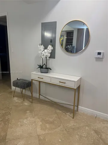 a view of livingroom with furniture