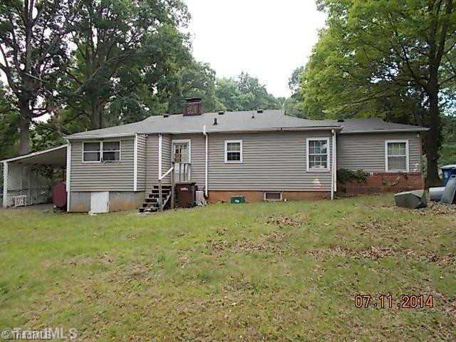 234 Styers Road Winston-Salem, NC 27105 - Photo 9 of 11 Exterior Back.