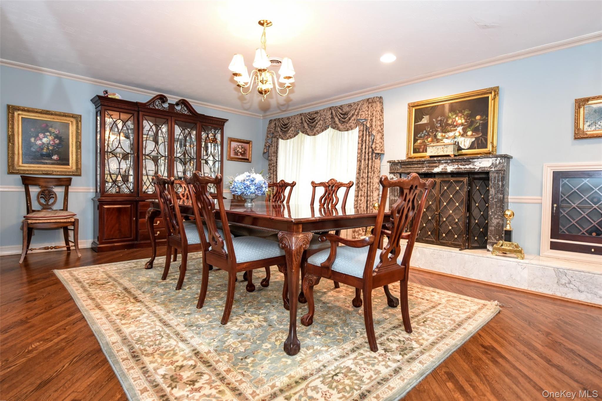 4 Abbey Road West Nyack, NY 10994 - Photo 17 of 50 a view of a dining room with furniture window and wooden floor