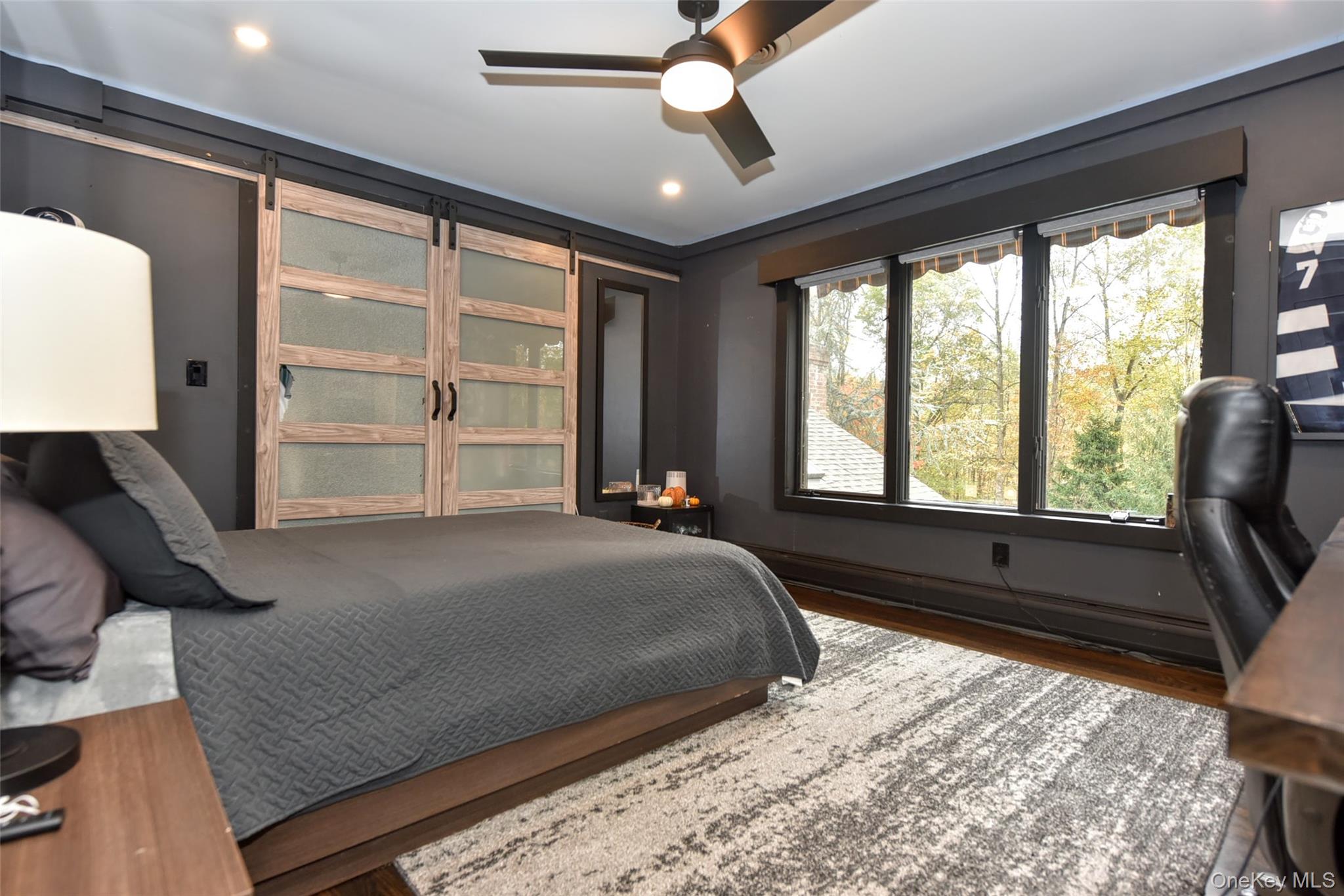 4 Abbey Road West Nyack, NY 10994 - Photo 25 of 50 a bedroom with a bed and a large window