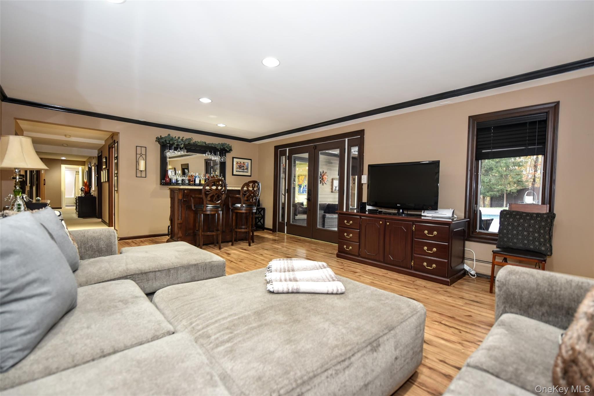 4 Abbey Road West Nyack, NY 10994 - Photo 31 of 50 a living room with furniture and a flat screen tv