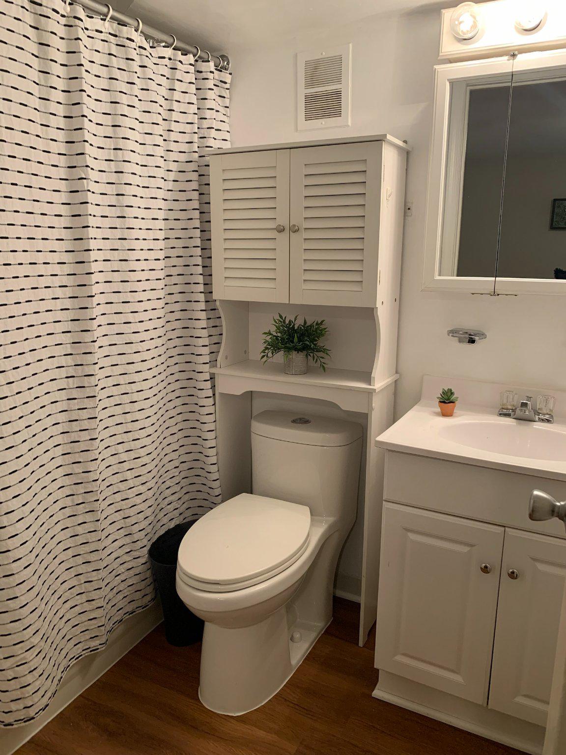 1434 A Street Southeast Washington, DC 20003 - Photo 10 of 11 Charming bathroom with modern touches.