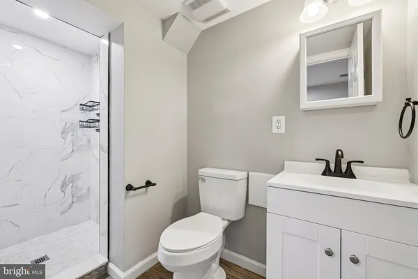 a view of a hallway with washer and dryer