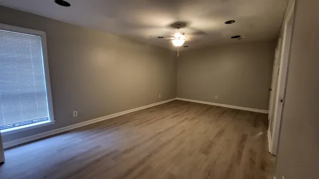 wooden floor in an empty room