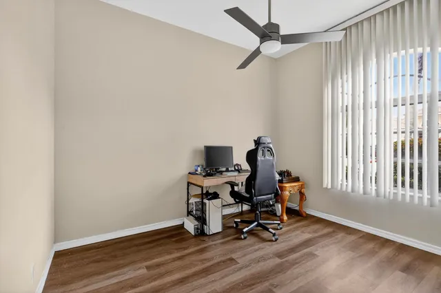 a house view with a garden space