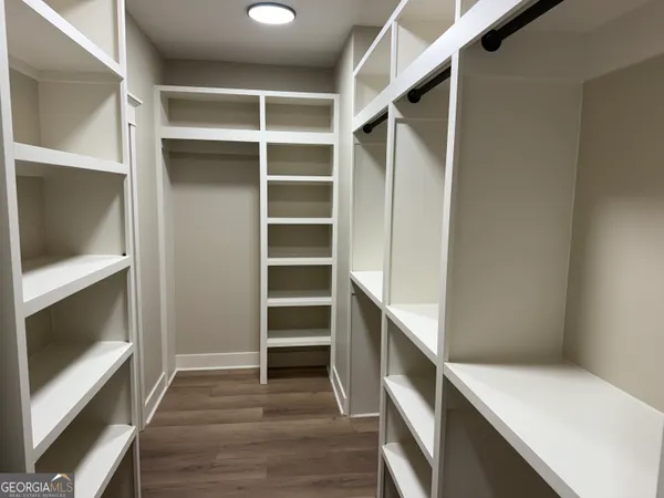 a view of walk in closet