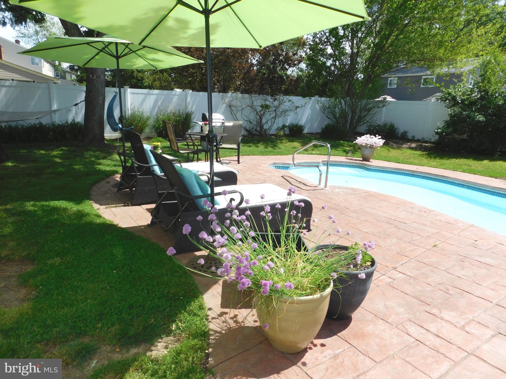 33 Champlain Road Marlton, NJ 08053 - Photo 39 of 45 Paver patio around the pool