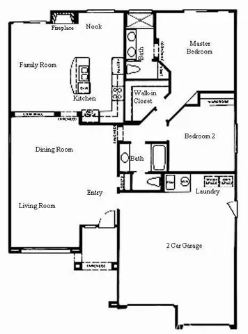 a view of a park with palm trees