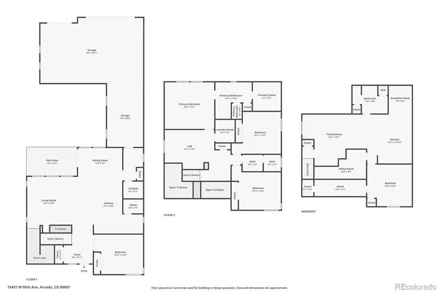 $799,000 | 15437 West 95th Avenue, Arvada, CO 80007