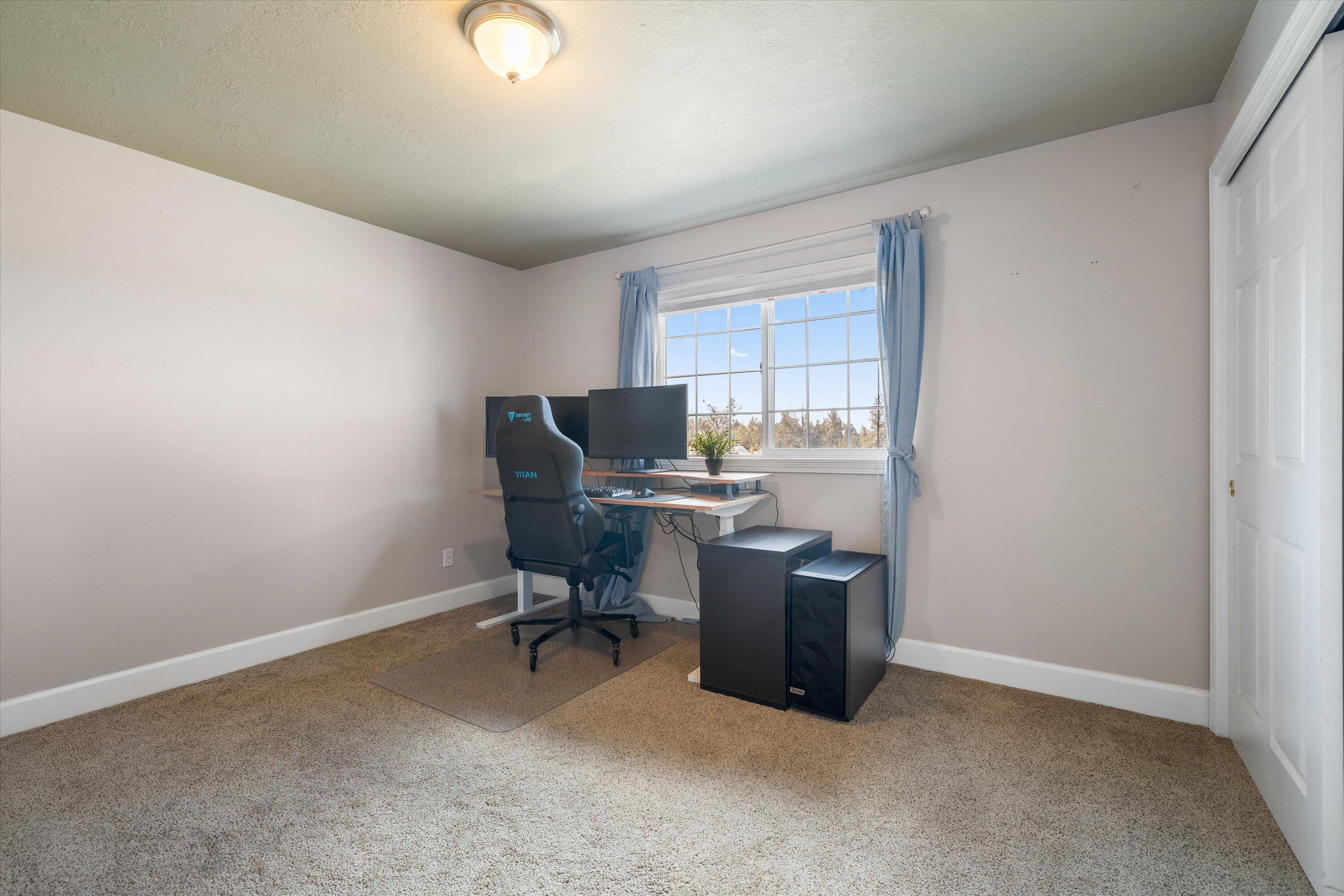 17518 Plainview Road Bend, OR 97703 - Photo 22 of 35 Enjoy mountain views from this bedroom currently used as an office.