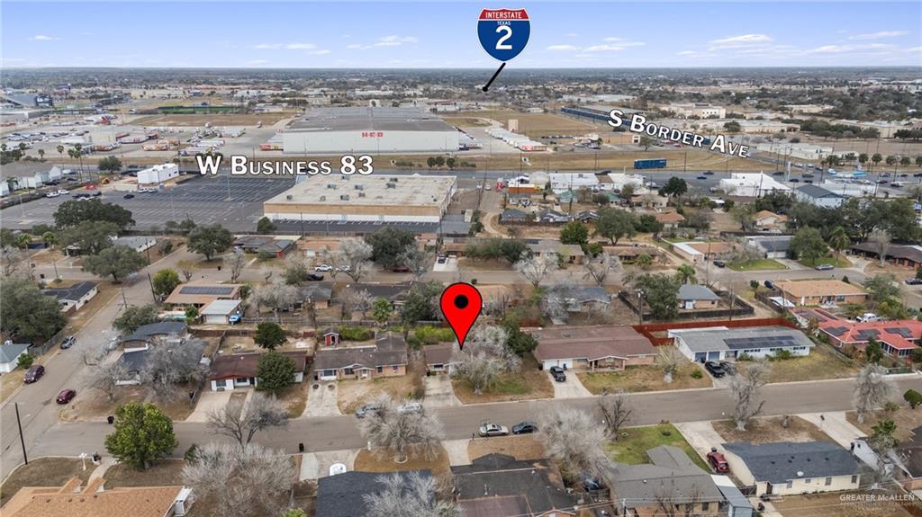 1012 West 3rd Street Weslaco, TX 78596 - Photo 25 of 27 an aerial view of a city